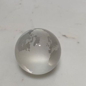 Tiffany & Co. Crystal Globe Paperweight